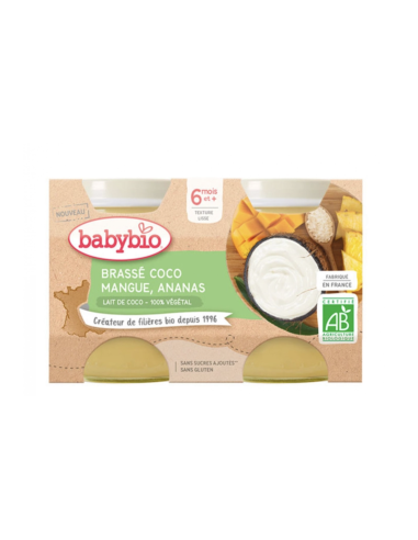 BABYBIO PETITS POTS BRASSES VEGETAL...