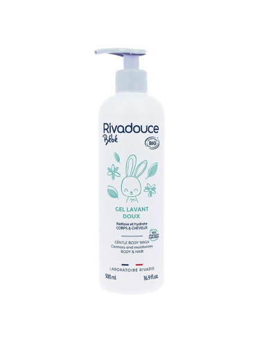 Rivadouce Bébé Gel Doux Lavant Bio 500ml