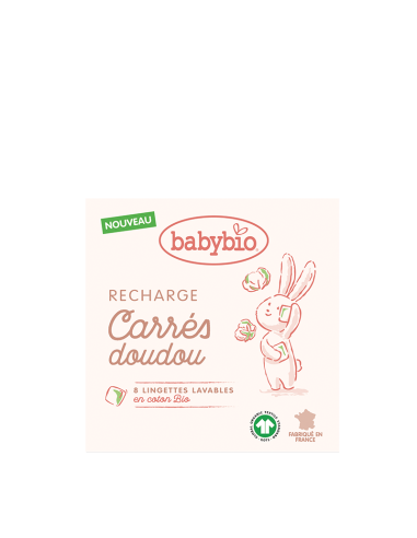 Babybio recharge carrés doudou en...