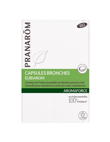 Pranarom Aromaforce Bronches Bio 30 capsules