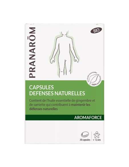 Pranarom Aromaforce Défenses Naturelles Bio 30 capsules