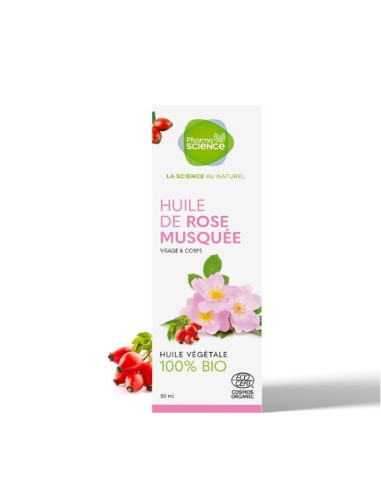 PHARMASCIENCE HUILE VEGETALE DE ROSE...