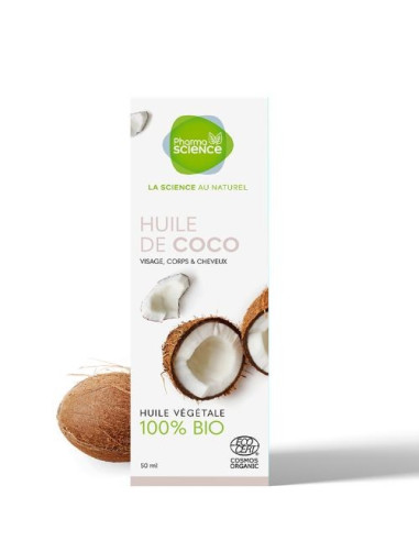 PHARMASCIENCE HUILE VEGETALE COCO BIO...