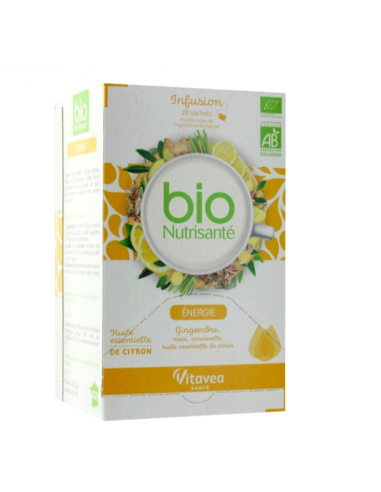NUTRISANTE INFUSION ENERGIE 20 SACHETS