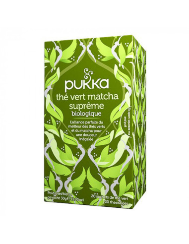 PUKKA thé vert matcha supreme BIO 20...