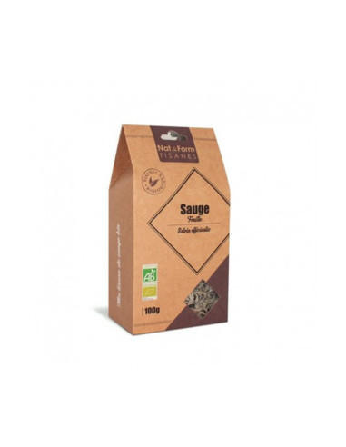 Nat & Form Tisane Sauge Feuille Bio 100g