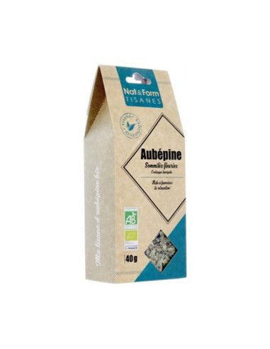 Nat & Form Les Tisanes Aubépine Bio 40g