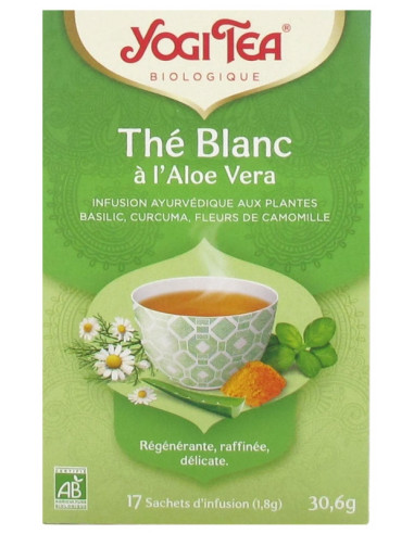 Yogi Tea Thé Blanc à l'Aloe Vera Bio...