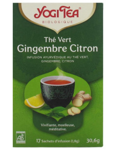 Yogi Tea Thé Vert Gingembre...