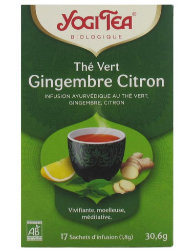 Yogi Tea Thé Vert Gingembre Citron...