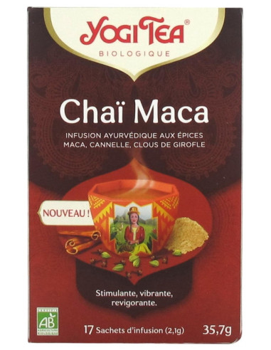 Yogi Tea Chaï Maca Bio 17 Sachets