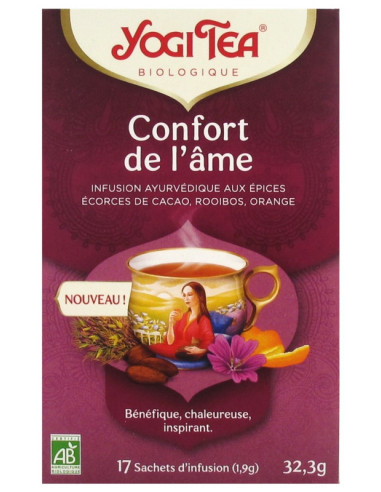 Yogi Tea Confort de l'Âme Bio 17 Sachets