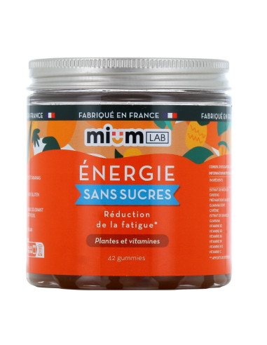 Mium Lab Énergie Gummies sans sucres...