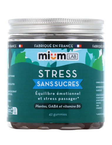 Mium Lab Stress Gummies sans sucres...