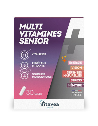 Vitavea Multivitamines Sénior 30 gélules