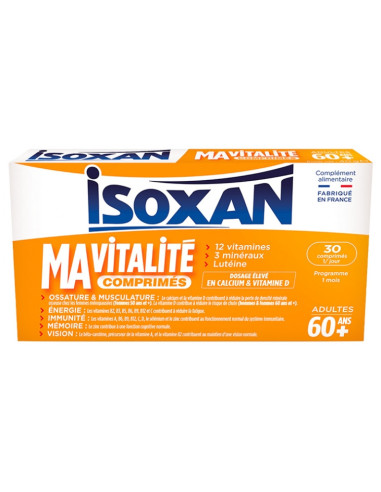Isoxan Ma Vitalité Adulte 60+ 30...