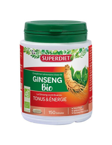 Superdiet Ginseng Bio 150 gélules