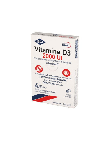 FilmTec Vitamine D3 2000UI x30 Films...