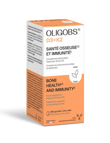 Oligobs Oligobs D3+K2 460 Gouttes