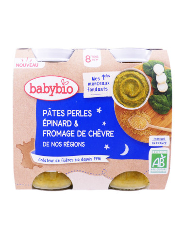 BABYBIO pate épinard fromage 2x200g