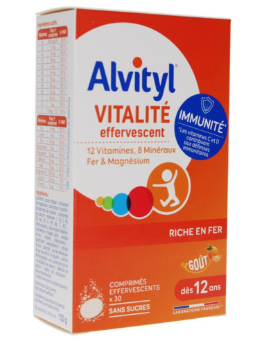 Alvityl Vitalité 30 Comprimés...