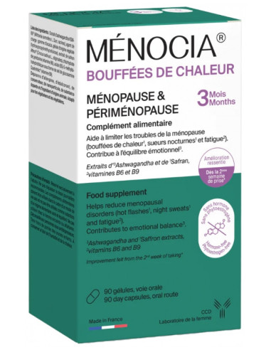 Ménocia Bouffées de Chaleur - 90 Gélules