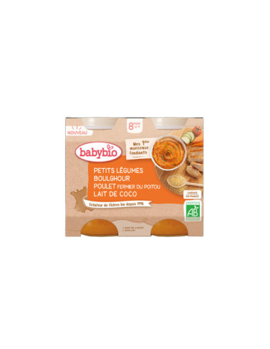BABYBIO leg, boulg, poul, coco 2x200g