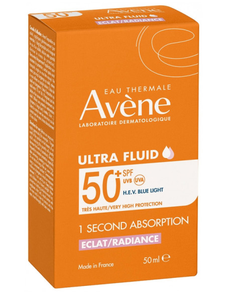 Avène Solaire Ultra Fluid Éclat SPF50+ 50 ml