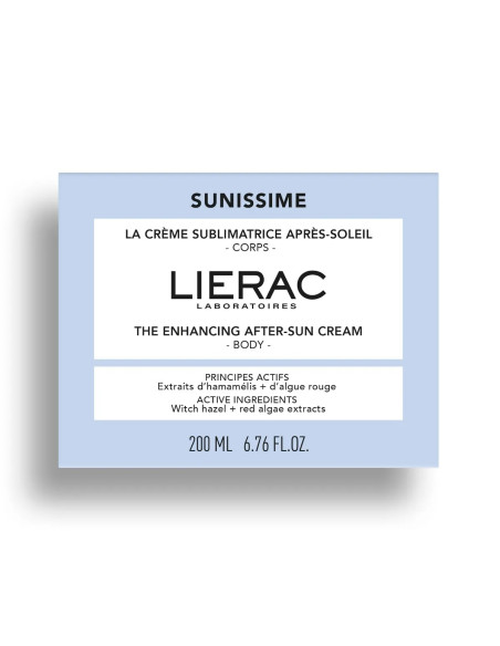 LIERAC SUNISSIME - La Crème Sublimatrice Après-Soleil - Corps - Tous Types de Peaux, 200ml