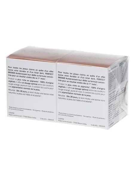 Oenobiol Perfect Bronze Autobronzant peaux claires 2x30 capsules