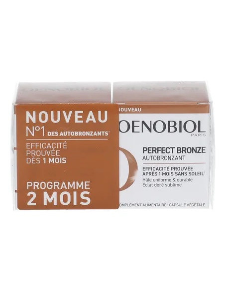 Oenobiol Perfect Bronze Autobronzant lot de 2x30 capsules
