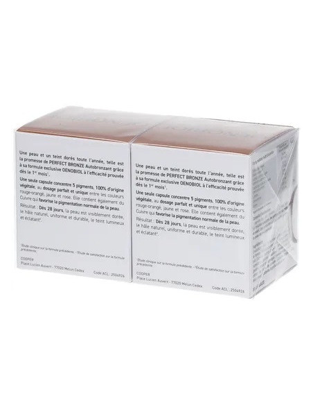 Oenobiol Perfect Bronze Autobronzant lot de 2x30 capsules