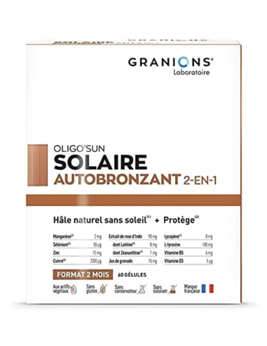 Granions Solaire auto-bronzant 2 mois...