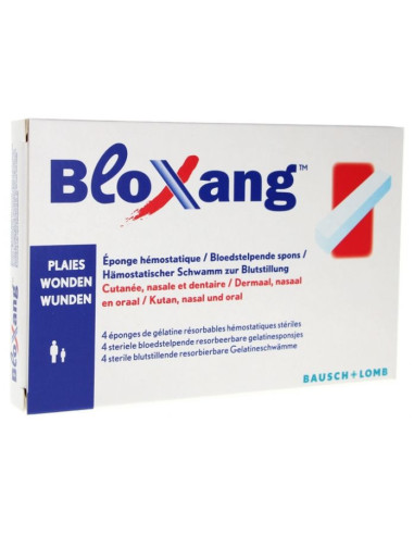 Bausch + Lomb Bloxang 4 Éponges...