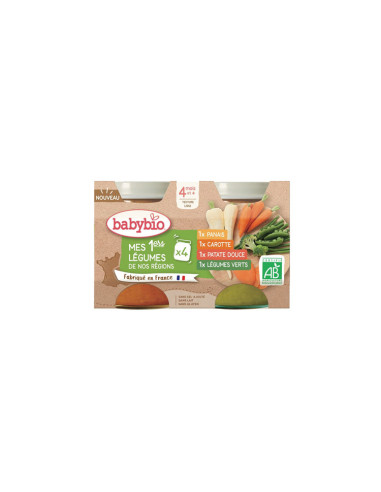 BABYBIO mes 1ers légumes 4x130g