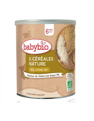Babybio 3 Céréales Nature  6 mois et...