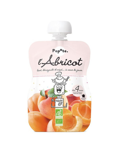Popote Les Fruits Gourde Abricot +4m...