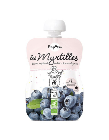 Popote Les Fruits Gourde Myrtille +4m...