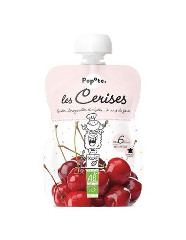 Popote Les Fruits Gourde Cerise +6m...