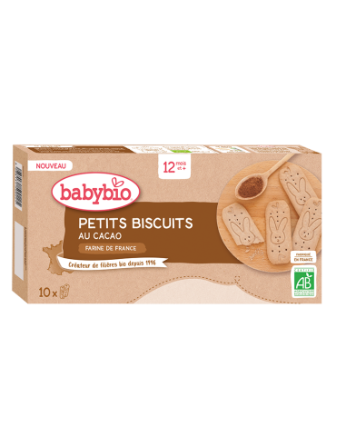 Babybio petits biscuits au cacao x20...
