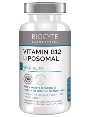 Biocyte Vitamin B12 Liposomal 30 Gélules