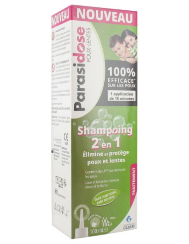 Parasidose Poux-Lentes Shampoing 2en1...