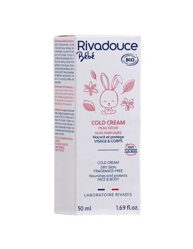 Rivadouce Bébé Cold Cream Bio 50ml