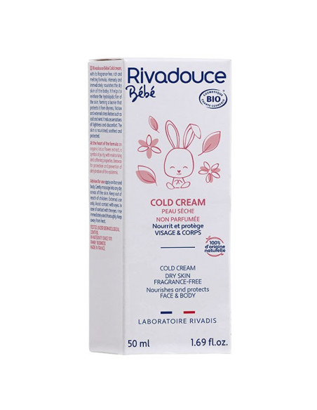 Rivadouce Bébé Cold Cream Bio 50ml