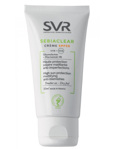 SVR SEBIACLEAR Crème SPF50 - 50ml