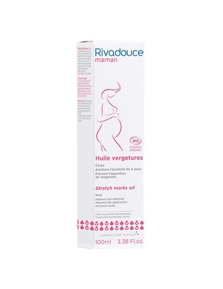 Rivadouce Maman Huile Vergetures Bio 100 ml