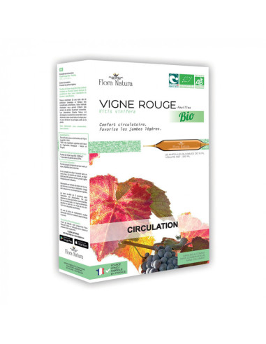 Flora Natura Vigne Rouge Bio 20 ampoules