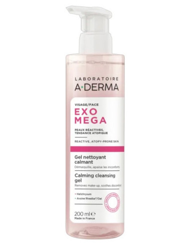 A-DERMA Exomega Gel Nettoyant Calmant...