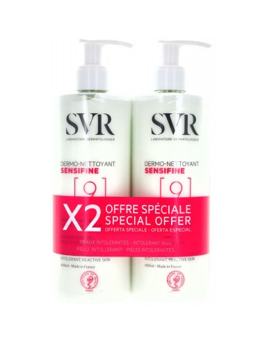 Svr sensifine dermo-nettoyant 2x400ml