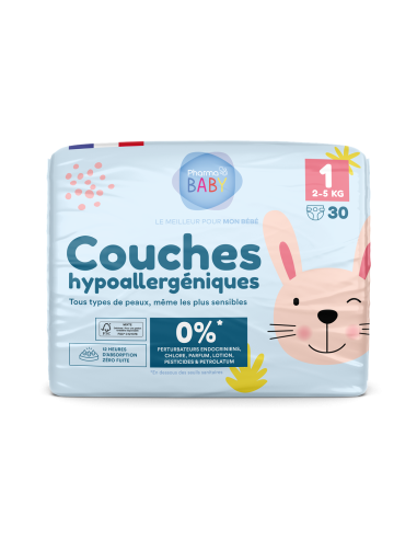 PharmaBABY Couches T1 - x30 2-5kg